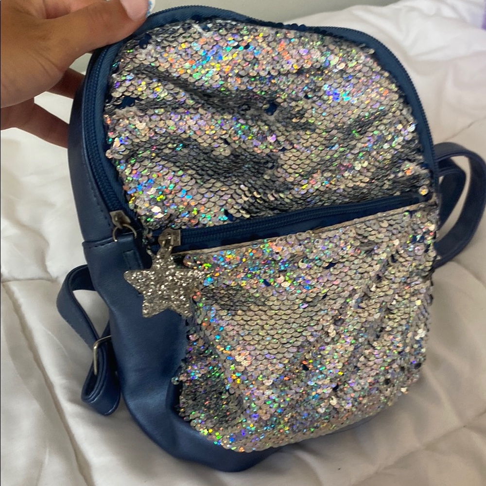 Sequin Star Mini Backpack - Picture 3 of 4